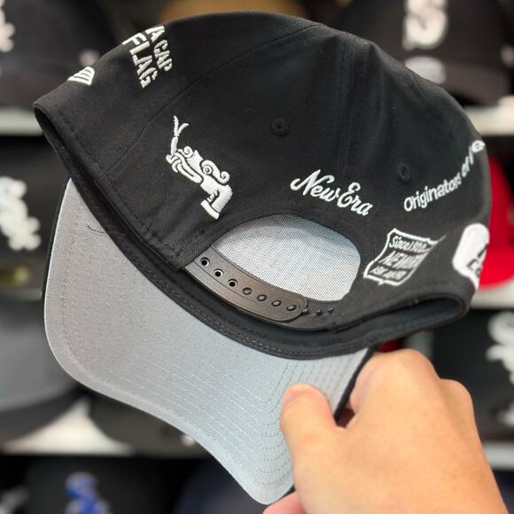 New Era Mexico WBC 'NE Anniversary' A-Frame 9FIFTY Snapback Black/White - Picture 3 of 3